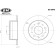 Диск тормозной задний (1шт.) <b>BM-MOTORSPORT BD5046</b>