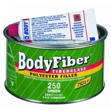 Шпатлевка BODY PRO F250 FIBER стекловолокнистая (0, 75кг) 2500600060-1