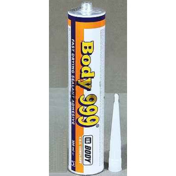 Герметик кузовной шовный каучуковый BODY 999 картридж под пистолет (0,3кг) 999.03.0000.0 бежевый-3