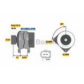 Генератор 14V, 120A <b>BOSCH 0986042830</b>