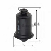 Снято фильтр топливный <b>BOSCH 0986450109</b>