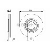 Тормозной диск BOSCH 0 986 479 S79