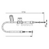 Тормозной трос <b>BOSCH 1987477829</b>