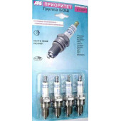 Свеча зажигания ВАЗ 2108-2110 карб. А17ДВР (0,5) комплект 4шт в блистере г.Энгельс (2108-3707010)