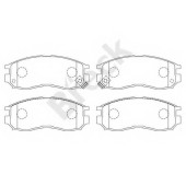Колодки торм.пер. <b>BRECK 216470070110</b>