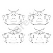 Колодки торм.зад. <b>BRECK 218610070410</b>