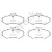 Колодки торм.зад. <b>BRECK 230210070420</b>