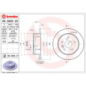 Диск тормозной Brembo Painted Disc <b>BREMBO 08.5625.21</b>