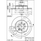 Тормозной диск BREMBO 08.5645.60