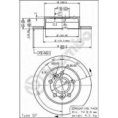 Диск тормозной <b>BREMBO 08.6704.10</b>