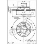 Тормозной диск BREMBO 08.6751.10