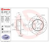 Диск тормозной Xtra | зад | <b>BREMBO 08.9787.1X</b>