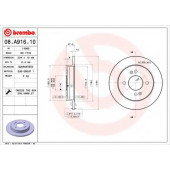 Тормозной диск BREMBO 08.A916.10
