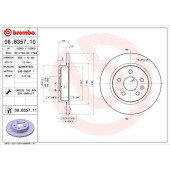 Диск тормозной Brembo Painted Disc <b>BREMBO 08.B357.11</b>