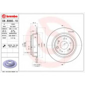 Тормозной диск BREMBO 08.B360.10