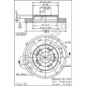 Тормозной диск BREMBO 09.5640.30