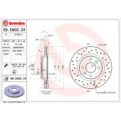 Тормозной диск BREMBO 09.5802.2X