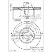 Тормозной диск BREMBO 09.6747.10