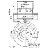 Тормозной диск BREMBO 09.7314.14