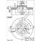 Тормозной диск BREMBO 09.8841.31