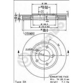 Тормозной диск BREMBO 09.8977.10