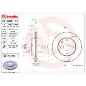 Тормозной диск BREMBO 09.9483.11