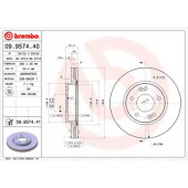BREMBO 09957440 - диск тормозной передний 09.9574.40 (280х26) 5 отв