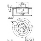 BREMBO 09972714 - диск тормозной передний 09.9727.14 (310х22) 5 отв