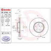 Тормозной диск BREMBO 09.9790.11