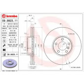 Тормозной диск BREMBO 09.9923.11