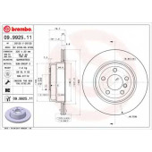 BREMBO 09992511 - диск тормозной задний 09.9925.11 (320х20) 5 отв
