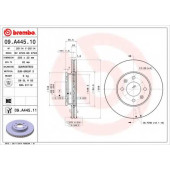 Тормозной диск BREMBO 09.A445.11