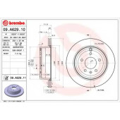 Тормозной диск BREMBO 09.A629.10