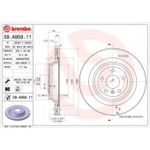 BREMBO 09A95911 - диск тормозной задний 09.A959.11