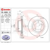 Тормозной диск BREMBO 09.A966.11