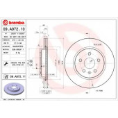 Тормозной диск BREMBO 09.A972.11