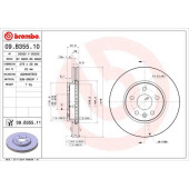 Диск тормозной Brembo Painted Disc <b>BREMBO 09.B355.11</b>