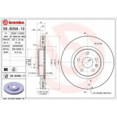 Тормозной диск BREMBO 09.B358.11