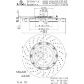 Тормозной диск BREMBO 09.B386.13