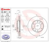 BREMBO 09B61110 - диск тормозной передний 09.B611.10