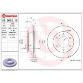 Тормозной диск BREMBO 09.B622.10