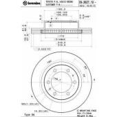 Диск тормозной <b>BREMBO 09.B627.10</b>