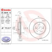 Тормозной диск BREMBO 09.B648.10