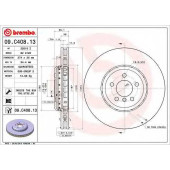 Тормозной диск BREMBO 09.C408.13