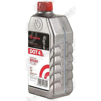 Жидкость тормозная DOT 4 (0,5L) Класс 4 <b>BREMBO L04005</b>-1