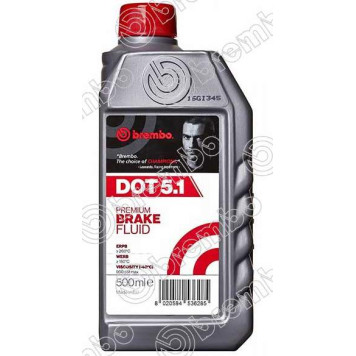 Жидкость тормозная DOT 5,1 (0,5L) Класс 5 <b>BREMBO L05005</b>
