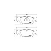 BREMBO P06024 - колодки тормозные, передние