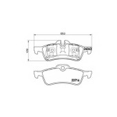 Колодки тормозные дисковые <b>BREMBO P 06 032 / 23716</b>