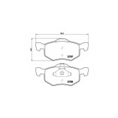 Колодки тормозные дисковые для FORD MAVERICK / MAZDA TRIBUTE(EP) <b>BREMBO P 24 056 / 23787</b>