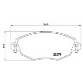 Колодки тормозные дисковые для FORD METROSTAR, MONDEO(B4Y,B5Y,BWY) <b>BREMBO P 24 060 / 23279</b>
